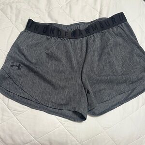 Under Armour Women's Charcoal Athletic Shorts